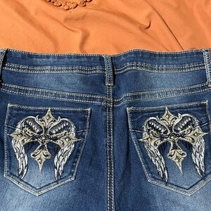 Hydraulic curvy “Nolita” ankle skinny Blue Jeans